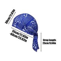 Fashion Pirate Cap Men Cotton Printed Sun Protection Cycling Summer Bandana Cashew Women Hat Spring Hip-hop Headscarf Headband safyras