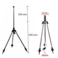 1/2  Garden Irrigation Stainless Steel Telescopic Tripod Height Adjustable Tripod Base with 16mm Quick Connector