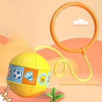 Foot Hoop Ball Reaction Training Ball On String Jumping Rope Ball  Kids Toy geltona