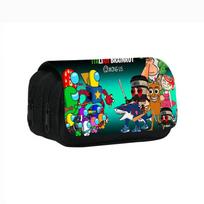 Among Us Tung Tung Tung Sahur Game Character Print Student Stationery Bag For School Supplies And Storage 1
