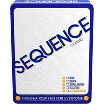 Sequence Premium Edition,Stunning Set with Giant Board, Strategy Game for Family, Exclusive Chips and Deluxe Cards by Goliath, Blue, for Ages 7+ New version