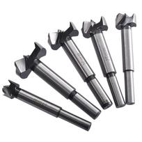 Carbon Steel Auger Drill Bit Set Self Centering Woodworking Hole Opener  Boring Operations 5 Pcs