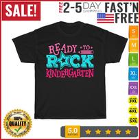 Rock Kindergarten First Day of Kinder Team Teacher School T Shirt Mens Womens Tees Top Men Women NEW S