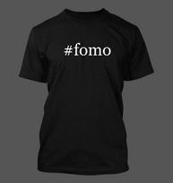 #fomo - Men's Funny Hashtag T-Shirt Mens Womens Tees Top NEW RARE 3XL
