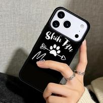 Capa Case for iPhone 17 Air 16 Pro Max 15 Plus 11 13 Mini 14 12 Back Phone Cover Cartoon Shih Tzu Dog Mom iPhone 14 Plus