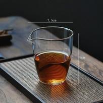 Japanese Style Kung Fu Glass Tea Cup Fair Cup Household Heat-resistant Transparent Kung Fu Tea Set Teacup Accessories New 240ml