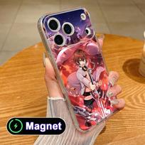 Akame Tatsumi Clear TPU Magsafe Mobile Phone Case for iPhone 17 16 15 14 13 12 11 Air Pro Max Plus Mini Colorful Cover iPhone 11 Pro Max