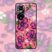 Scarlet Petals Whisper Poetry For Huawei P30 P40 P20 Lite E Pro 4G Honor 50 10X 10 Mate 20 30 Plus 9X Nova 5T 5G Dancing Canvas Honor 10X Lite