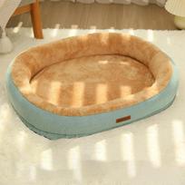 Winter Warm Breathable Puppy Kennel Sleep Removal Washing Softening of Puppy Mats Cat Beds Dog Beds Kennels Anti Slip Pet Beds (Green,M 50X40cm) žalia