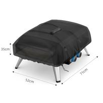 For Tefal Gas Oven Pizza Cover 71 x 52 x 35 cm Windproof Waterproof with Oxford Cloth and Secure Buckle Fastening