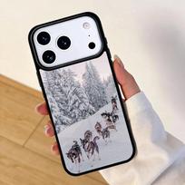 Siberian Husky Sled Dog SOFT Phone Case For Apple iPhone 17 air 16 Pro Max 15 Pro Max 14 13 12 11 Mini Back Cover iPhone 12 mini