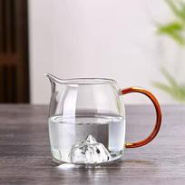 400ml Guanshan Heat-resistant Glass Tea Pitcher Fair Cup Kung Fu Tea Set Chahai Tea Ceremony Glass Serving Teacup Coffee Pot 400ml gintaras
