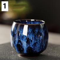 New Kung Fu Tea Cup Kiln Change China Mini Ceramic Cup Porcelain Tea Cups Pottery Drinkware Tableware Coffee Mug Wine Mugs 2023 110ml
