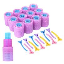 Easy to Use Self Grip Hair Roller Set Plastic Resin Durable Hair Curlers Roller Professional Self Grip Hair Curlers Home Use