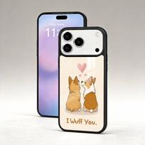 C-Cute Corgi Phone Case For iPhone17,16,15,14,13,12,Pro,Max,Magnetic For Magsafe Wireless Charging iPhone12