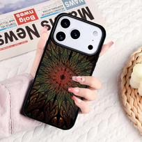 Mandala Wood Floral Phone Case For IPhone 17 16e 15 14 13 12 11 Pro Max Air Mini Soft Protective Cover iPhone 15 Pro Max