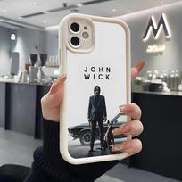 John Wick Dog Phone Case For IPhone Air 17 Pro Max 16 E 15 14 Pro Max 13 12 11 Mini Plus Soft Silicone White Cover iPhone 16 Plus