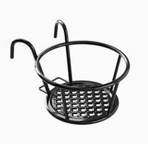 Metal Plant Stand for Indoor Outdoor Use Iron Flower Pot Holder with Grid Design Balcony Hanging Rack for Living Room Patio Garden Display one size