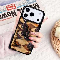Chess Board Dark Horse Phone Case For IPhone 17 16e 15 14 13 12 11 Pro Max Air Mini Soft Protective Cover iPhone 15