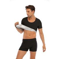Men Slimming Body Shaper Vest Lightweight Flexible Sauna Weight Loss Tank Top L/XL sidabras