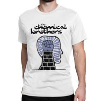 Vintažiniai The Chemical Brothers Push the Button marškinėliai, vyriški, moteriški dydžiai, nauji pavasario/vasaros drabužiai, įprasto kirpimo, laisvalaikio S įvairiaspalvis