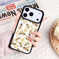 Bee Art Phone Case For IPhone 17 16e 15 14 13 12 11 Pro Max Air Mini Soft Protective Cover iPhone 13