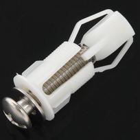ABBY-Toilet Seat Hinges Screws WC Hole Fixing Easy Installation 4 Pack balta