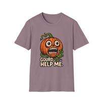 Unisex Softstyle T-Shirt Mens Womens Tees Top Screaming Jack-O’-Lantern  Vine Claw Halloween Fall L