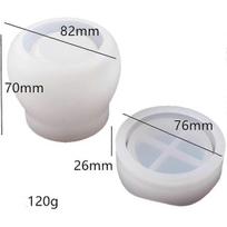 DIY Silicone Jar Mould with Lid Crystal Epoxy Resin Epoxy Casting Process Mould - DD01