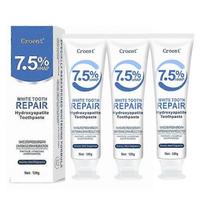 3pcs Hydroxyapatite Toothpaste for Advanced Enamel Protection, Gentle and Effective Formula, Fluoride-Free Toothpaste for Sensitive Teeth