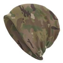Karinis Kamufliažas Armijos Kepuraitės Šaunios Megztos Kepurės Moterims Unisex Žieminės Šiltos Kaukolės Kepuraitės Beanies Hat