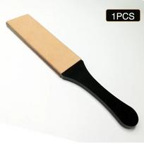 Natūralios Odos Dvipusė Lenta Poliravimo Vaško Pasta Skutimosi Peiliukas Peilio Galąstuvas Akmuo Poliravimo Pjovimo Junginiai 28*4.2CM