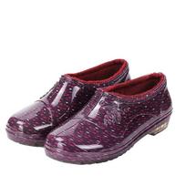 Wholesale Unisex Ankle Boots Light Weight Round Toe Rubber Anti-Slip Nonwoven Lining Rubber Boots 37