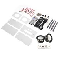 DIY Bluetooth Speaker Box Kit Small Electronic Sound Amplifier Transparent Case Set(12 Channels Spectrum Bluetooth
