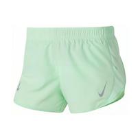 Nike vientos spalvos logotipas Treniruočių austi patogūs kvėpuojantys laisvalaikio šortai Moteriški šortai Šviesiai žali DD5936-376 S