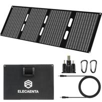 ELECAENTA 40W Saulės įkrovimo Lengvas IP68 ETFE Saulės skydelis Mobiliesiems ir Nešiojamiems įrenginiams Įkrauti, Lauko ir Avarinio Pasirengimo Panelė,