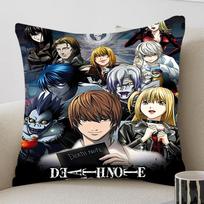 Anime Death Note DN L Pillow Cushion Cover Pillowcase Living Room Sofa Home Decor Customized 12x12Inch