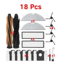 Accessory Set for Dreame D20 Pro Plus Robot Vacuum Cleaner Replacement Parts.Main Brushes, HEPA Filters,Wiper Pads,Side Brushes