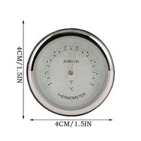 Car Clocks For Dashboard Stick On Mini Hygrometer For Car With Adhesive Luminous Vent Clocks Watch Universal Auto Accessories
