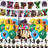 30pcs GOAT Balloons Party Decoration Set Includes Banner, Balloon, Cake Topper
