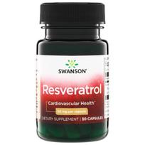 Swanson Resveratrolis 50 mg – 30 kapsulių