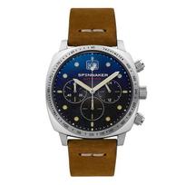Hal 10 ATM Water Mineral Black [SPINNAKER] Watch, Mecha-Quartz, Resistant, Glass, Dial, SP-5068-01, Men's [Authentic] mėlyna