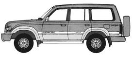 Fujimi Models Touge Series 21 Toyota Land Cruiser 80 Plastic Model Kit (FUJIMI) 1/24 No.