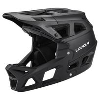 Full Face Mountain Bike Helmet Adult Racing Downhill MTB Helmet for Men/Women Adult Mountain Bike Helmet with Visor Over 31 Vent juoda