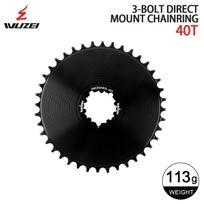 WUZEI 4.2mm Offset Road Gravel Bike Chainring Narrow Wide AERO Sprocket 40T-58T for SRAM 3 Bolt Direct Mount Crank 8 9 10 11 12S 40T