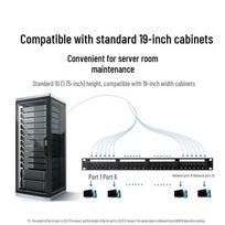 UGREEN CAT6 24-Port Rack-Mount Patch Panel