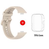 Sport Silicone Band+Case For Huawei Watch Fit 3 Strap Smartwatch Accessories Replacement Correas Bracelet for Huawei Watch fit3 for Huawei Fit 3