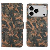 Business Leather Classical Pattern Wallet Case For iPhone 17 Air 16 15 14 Plus 13 12 Pro Max Luxury Magnetic Flip Card Cover iPhone17