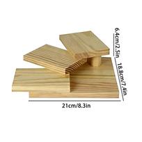Sushi Serving Stand Sashimi Cuisine Wooden Display Shelf Sushi Serving Steps For Home House Apartment Restaurant Izakayas