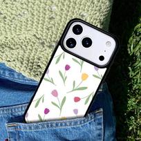 Tulip Flower Phone Case For iPhone 17 AIR 16 Pro Max 15 14 Pro 11 12 13 Shockproof Silicone Cover iPhone 14 Pro Max